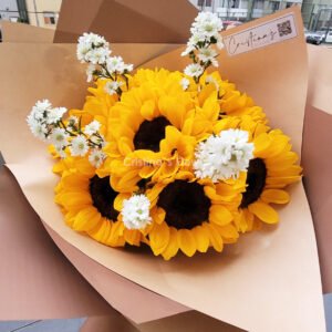 Ramo de 10 girasoles