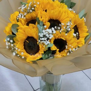 Ramo Buchón de 10 Girasoles