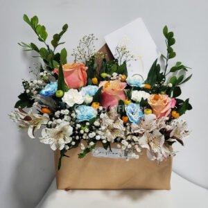 Sobre sorpresa de flores